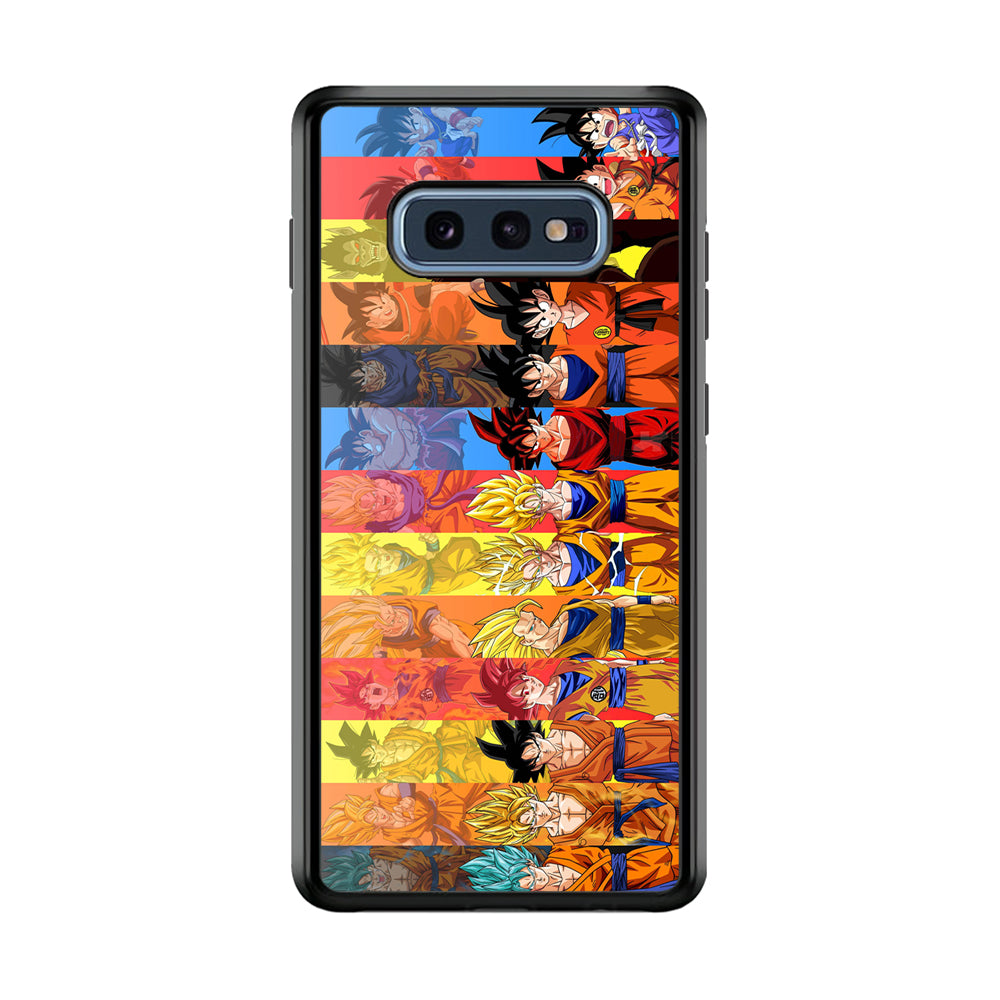 Dragon Ball Z Evolution Samsung Galaxy S10E Case-Phone Case-Rubber Black (2D Case)-Altracase