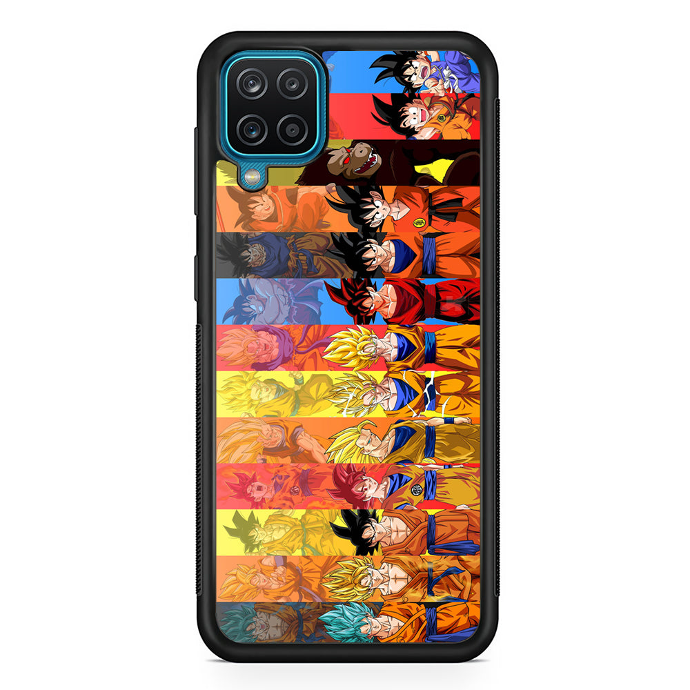 Dragon Ball Z Evolution Samsung Galaxy A12 Case-Phone Case-Rubber Black (2D Case)-Altracase