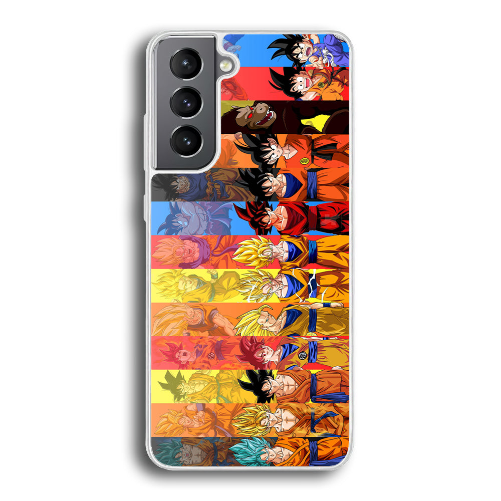 Dragon Ball Z Evolution Samsung Galaxy S21 Plus Case-Phone Case-Rubber White (2D Case)-Altracase