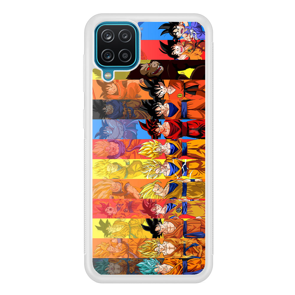 Dragon Ball Z Evolution Samsung Galaxy A12 Case-Phone Case-Rubber White (2D Case)-Altracase