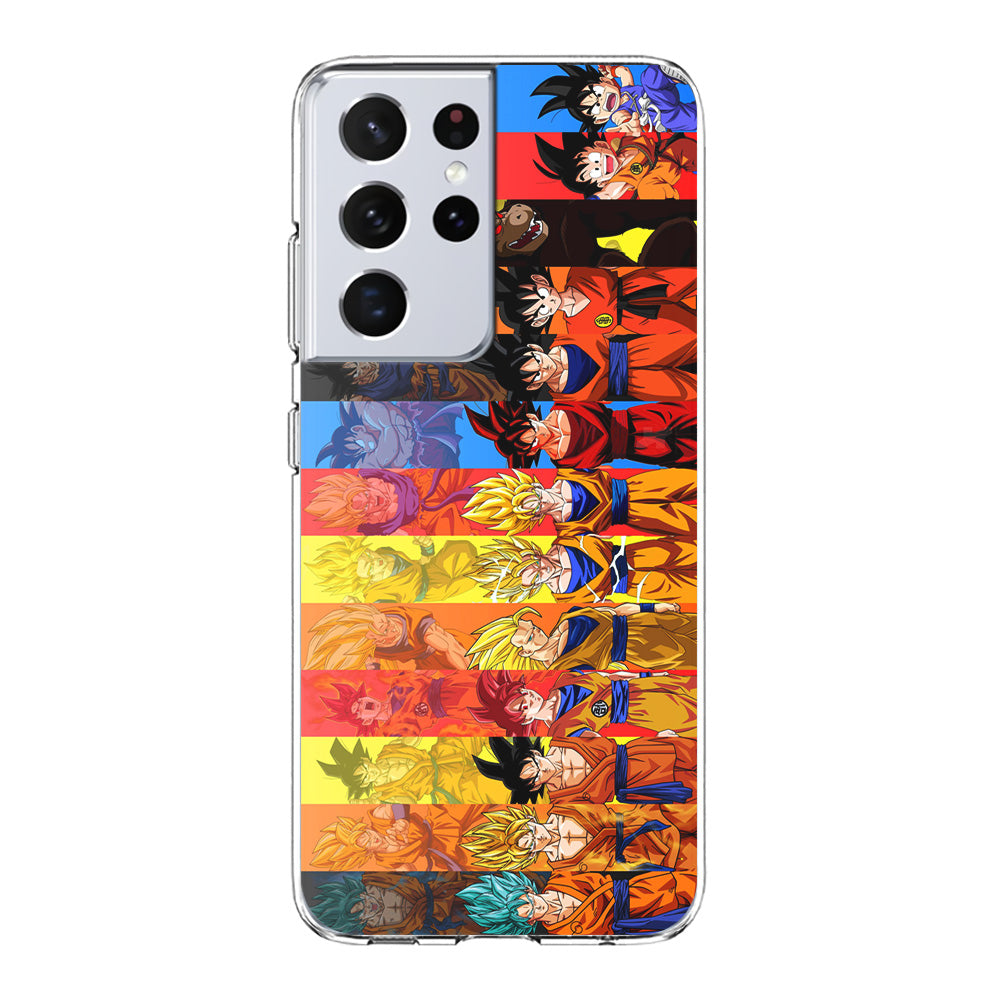 Dragon Ball Z Evolution Samsung Galaxy S21 Ultra Case-Phone Case-Clear Soft Case-Altracase