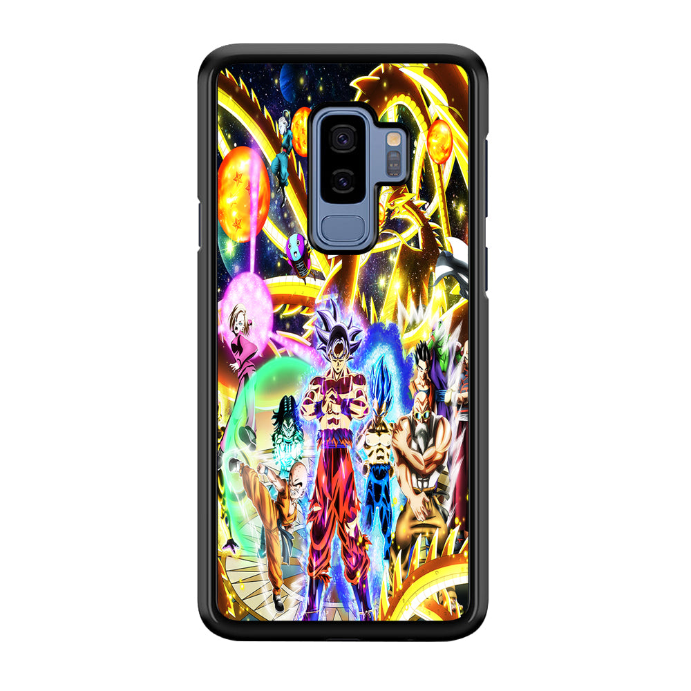 Dragon Ball Z Galaxy Samsung Galaxy S9 Plus Case-Phone Case-Rubber Black (2D Case)-Altracase