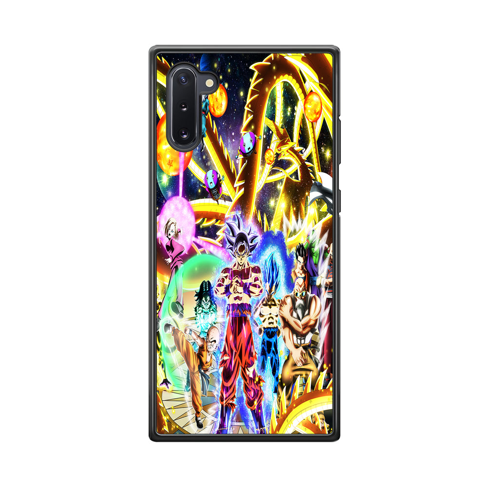 Dragon Ball Z Galaxy Samsung Galaxy Note 10 Case-Phone Case-Rubber Black (2D Case)-Altracase
