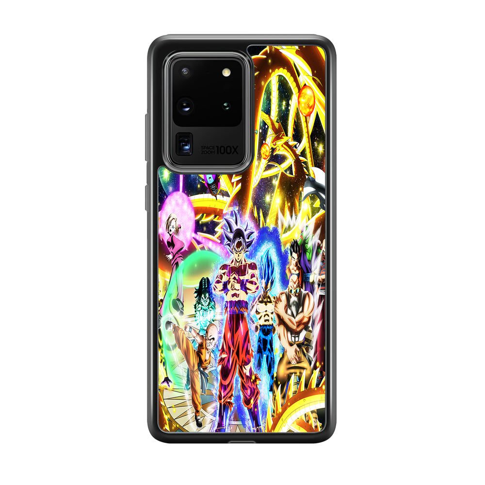 Dragon Ball Z Galaxy Samsung Galaxy S20 Ultra Case-Phone Case-Tempered Glass Case-Altracase
