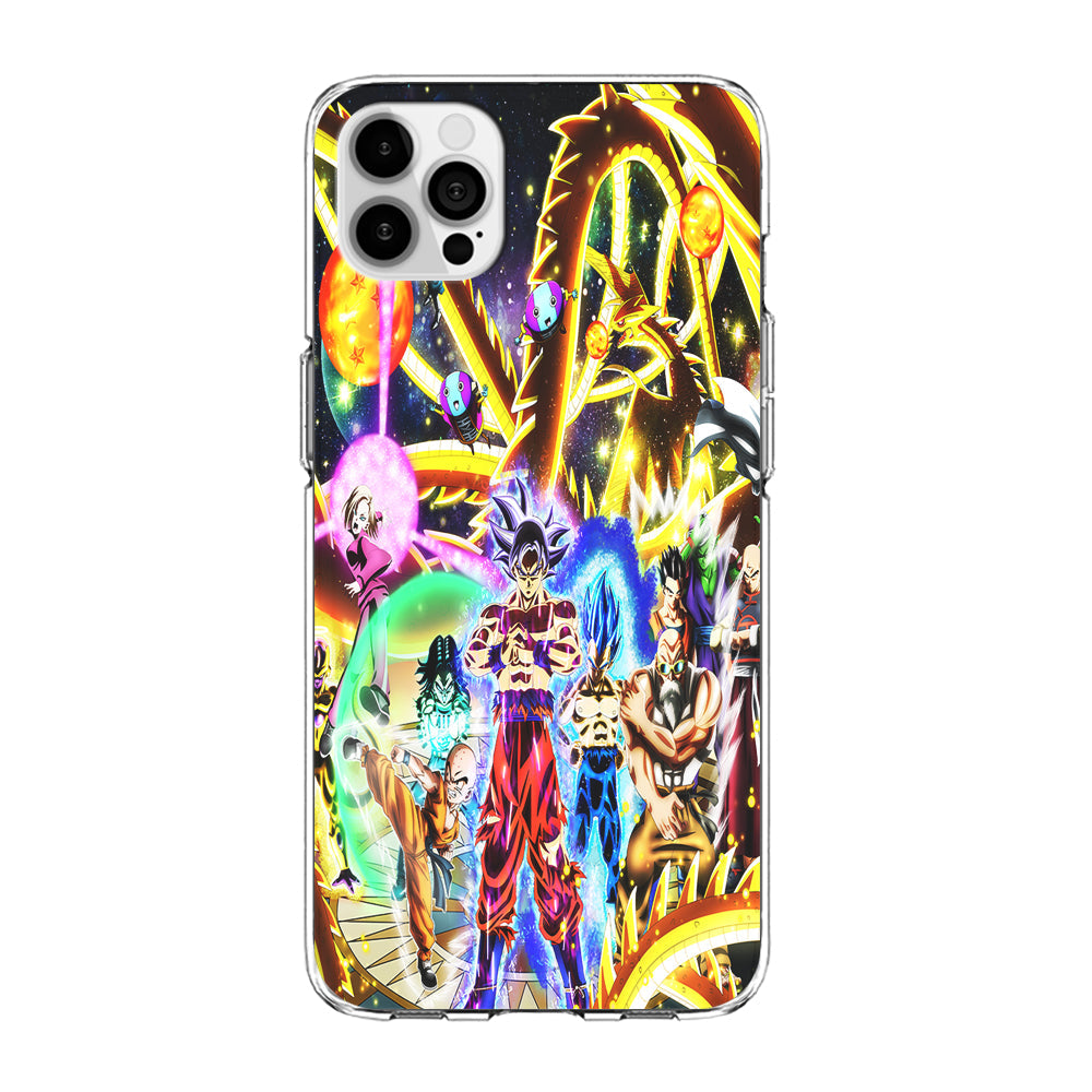 Dragon Ball Z Galaxy iPhone 14 Pro Case-Phone Case-Clear Soft Case-Altracase