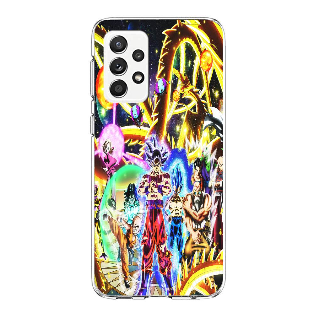 Dragon Ball Z Galaxy Samsung Galaxy A72 Case-Phone Case-Clear Soft Case-Altracase