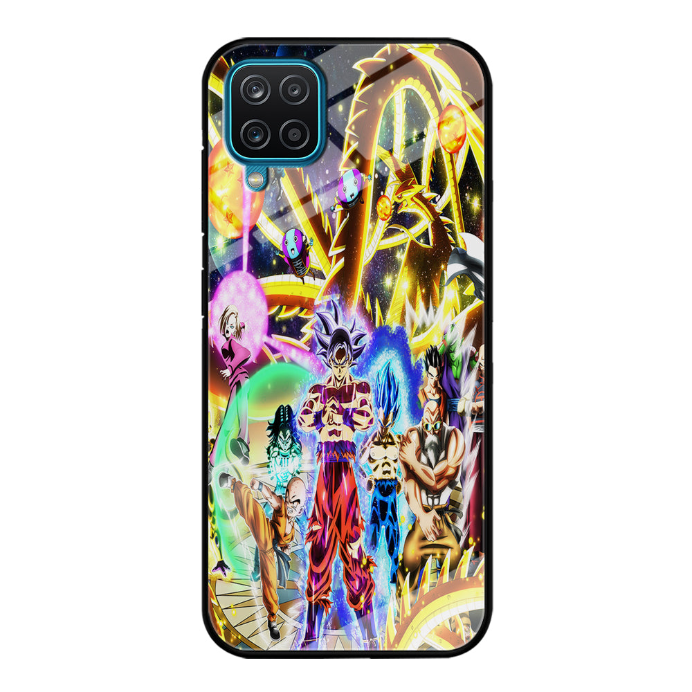 Dragon Ball Z Galaxy Samsung Galaxy A12 Case-Phone Case-Tempered Glass Case-Altracase
