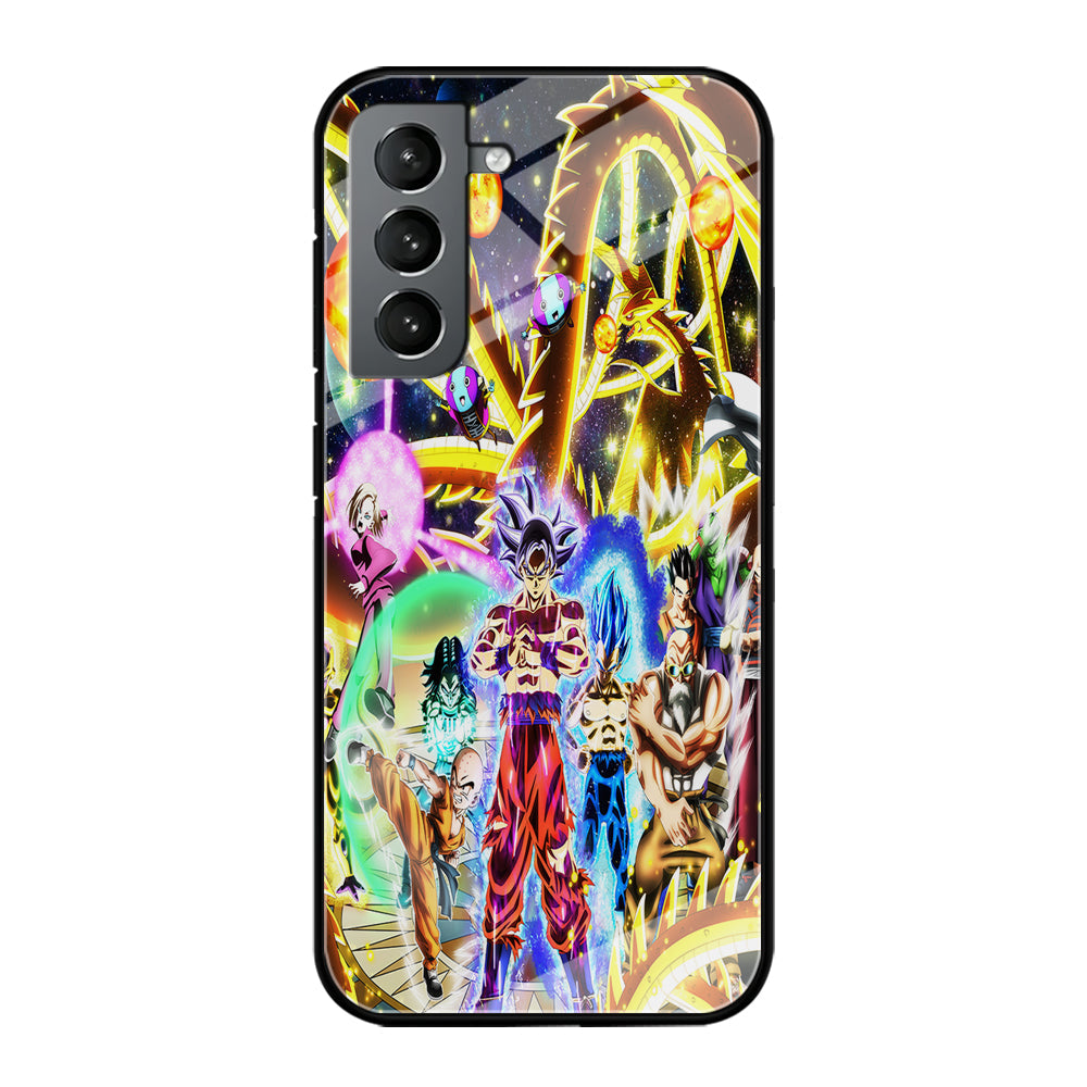 Dragon Ball Z Galaxy Samsung Galaxy S23 Plus Case-Phone Case-Tempered Glass Case-Altracase