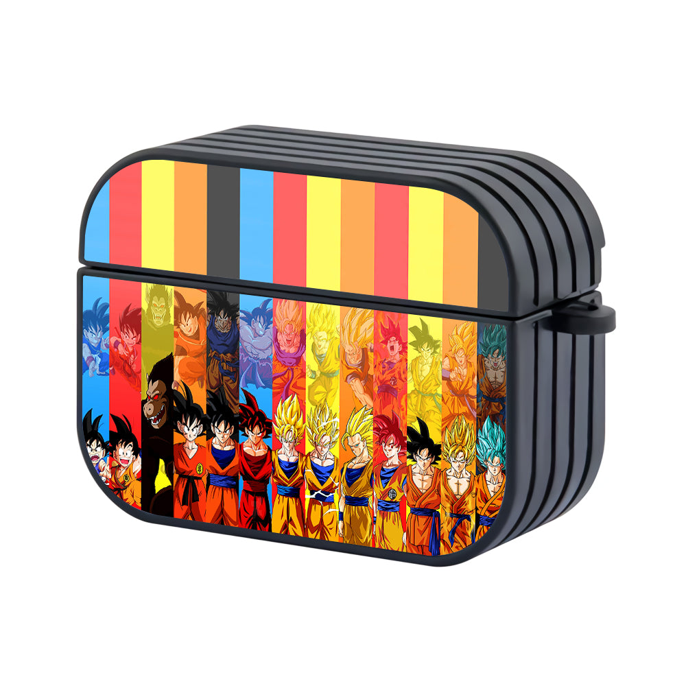Dragon Ball Z Goku Evolution Hard Plastic Case Cover For Apple Airpods Pro 2-AirPod Case-Altracase
