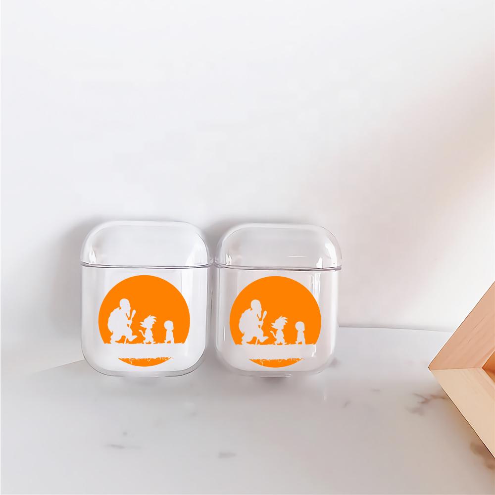 Dragon Ball Z Silhouette Art Hard Plastic Protective Clear Case Cover For Apple Airpods-AirPod Case-Altracase