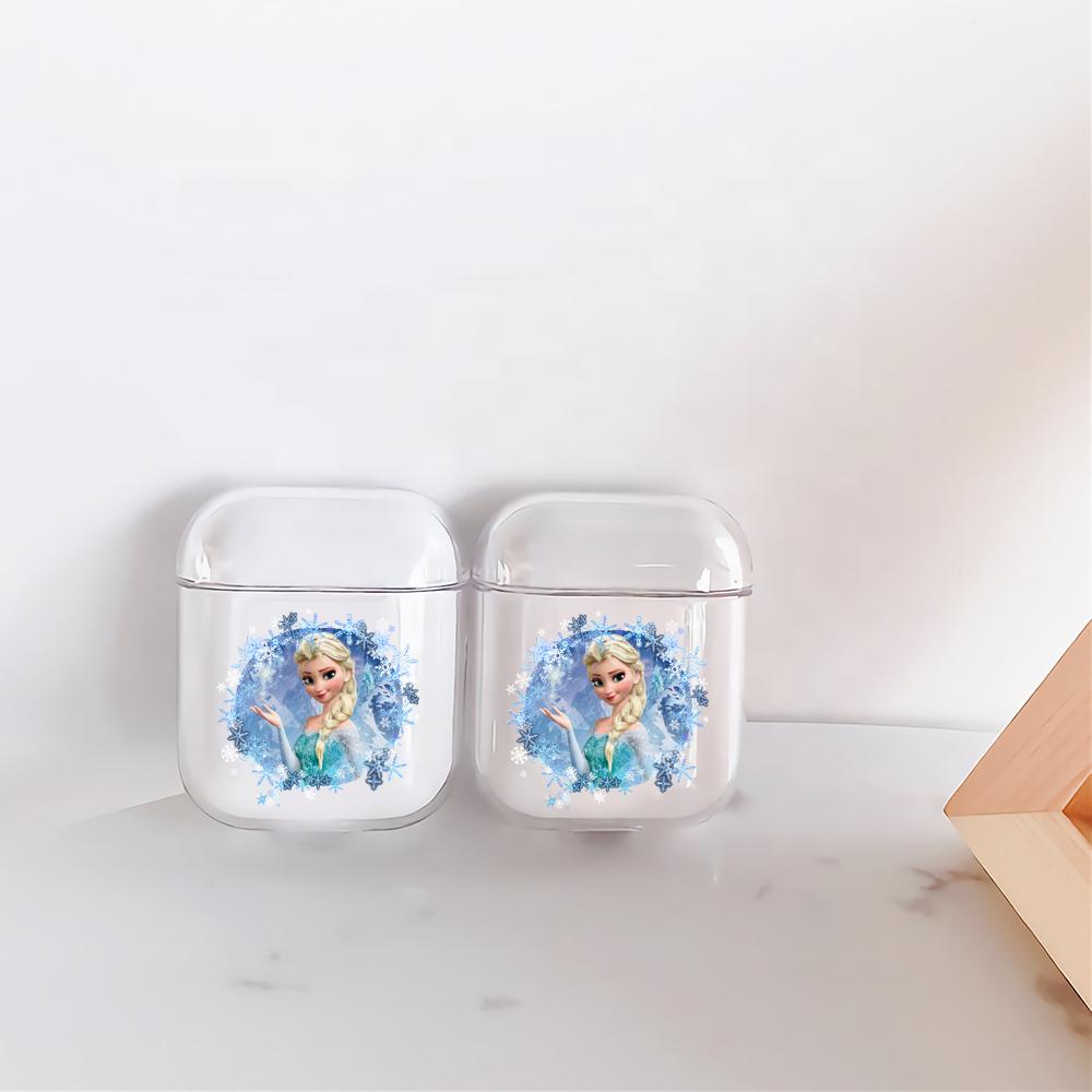 Elsa Frozen Hard Plastic Protective Clear Case Cover For Apple Airpods-AirPod Case-Altracase