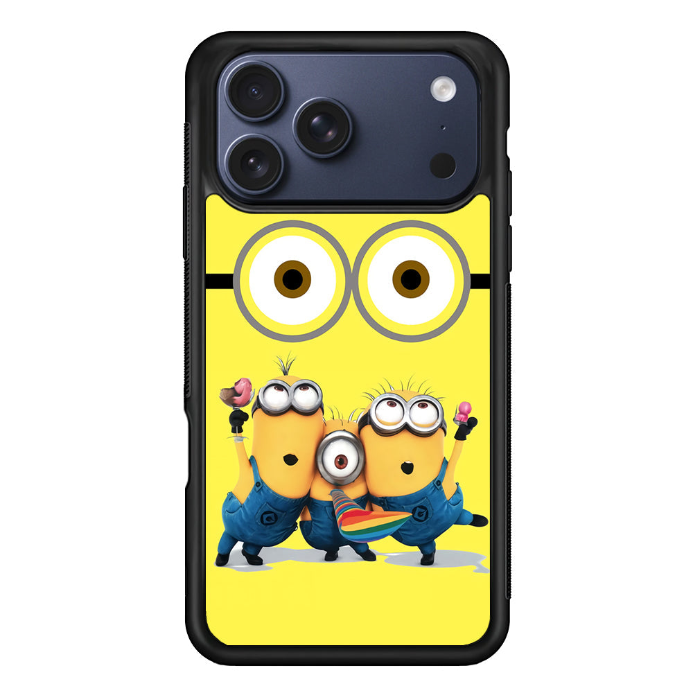 Eyes and Three Minions iPhone 17 Pro Max Case - Altracase