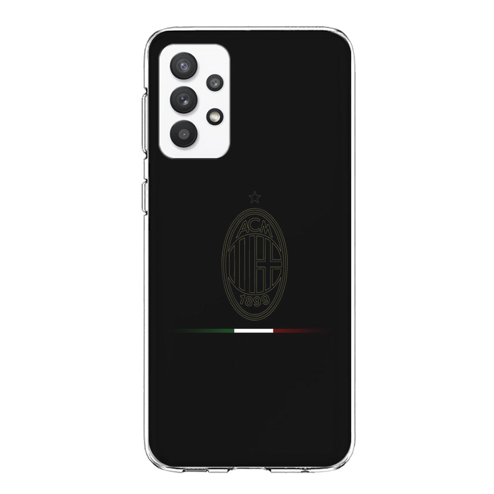 FB AC Milan Samsung Galaxy A32 Case-Phone Case-Clear Soft Case-Altracase