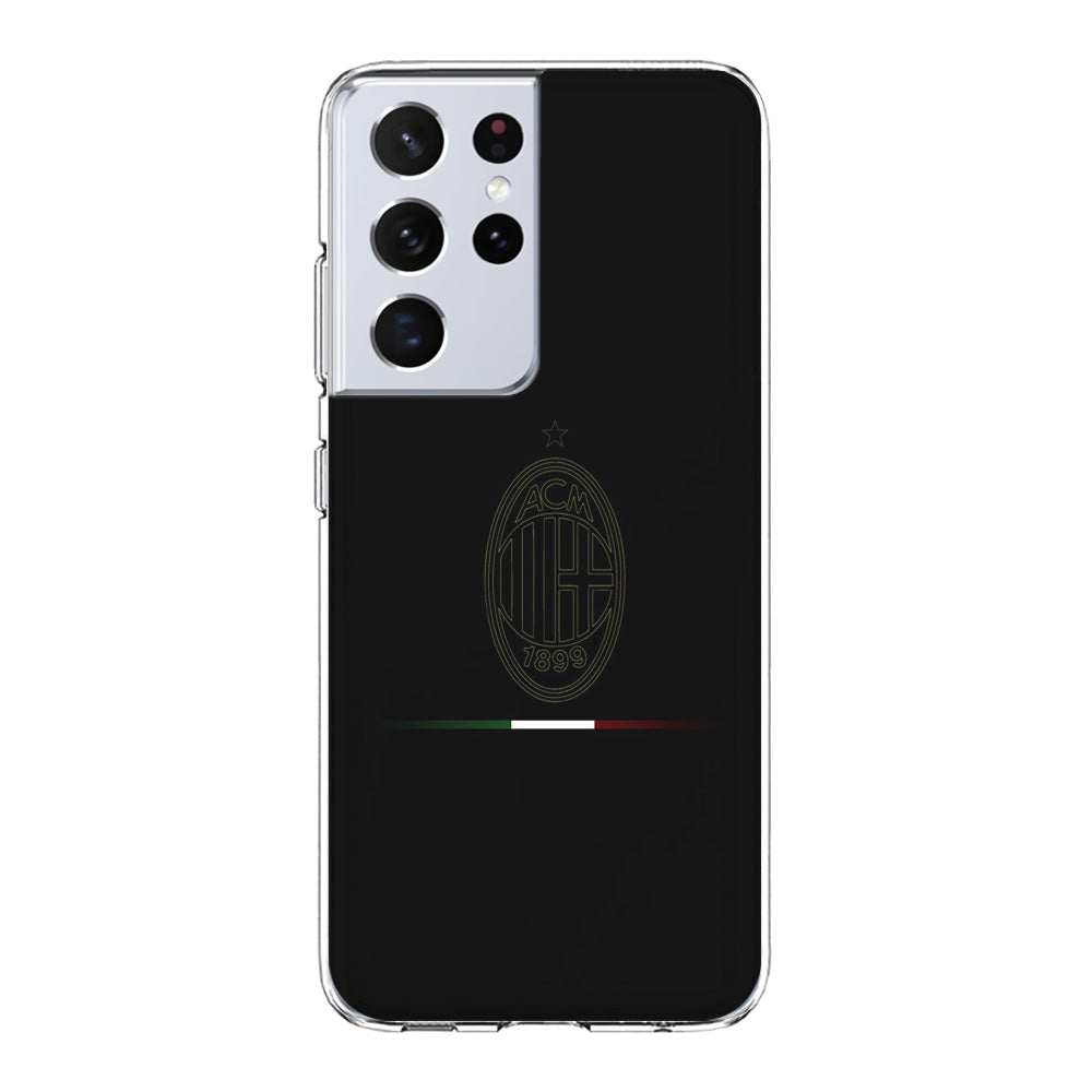 FB AC Milan Samsung Galaxy S21 Ultra Case-Phone Case-Clear Soft Case-Altracase
