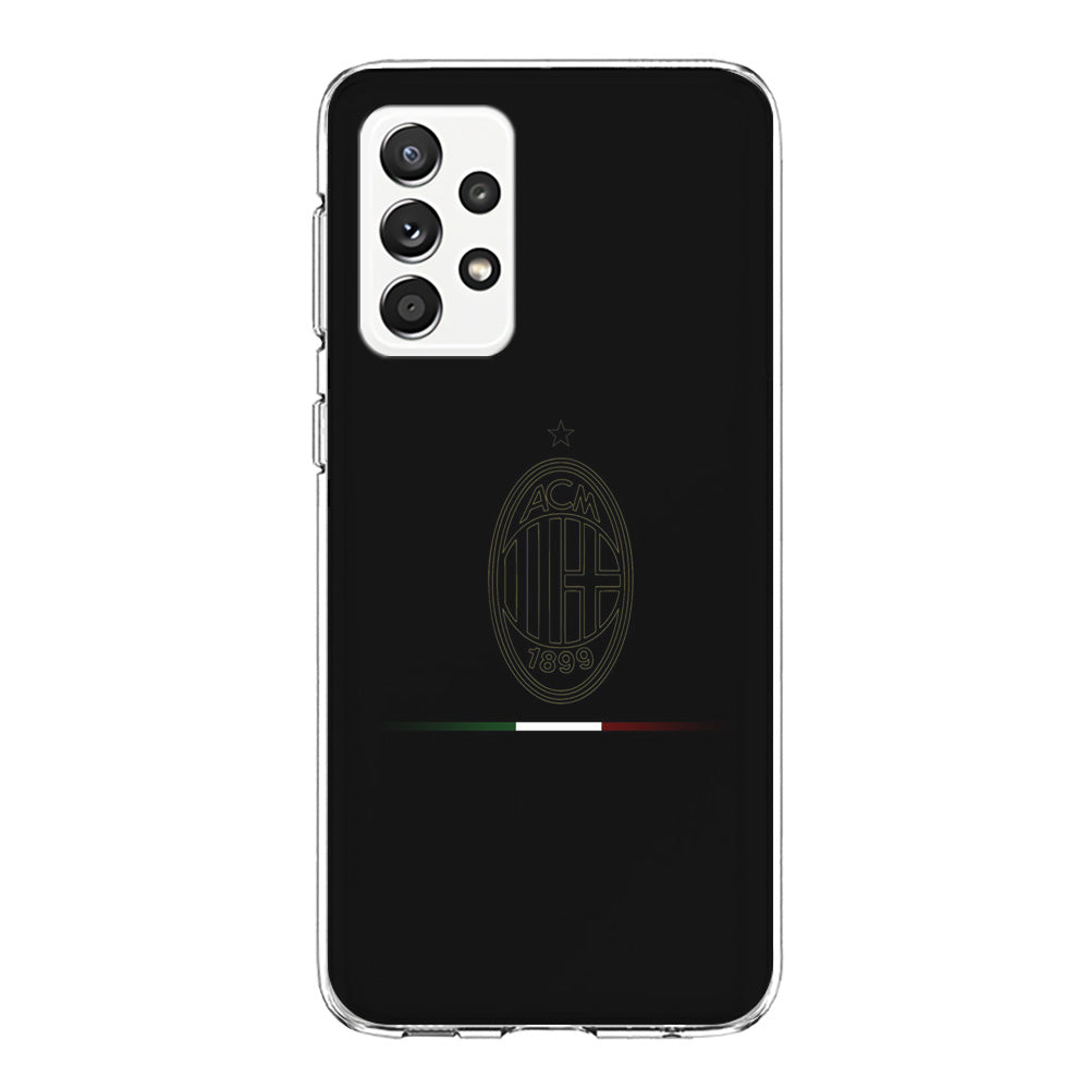 FB AC Milan Samsung Galaxy A52 Case-Phone Case-Clear Soft Case-Altracase
