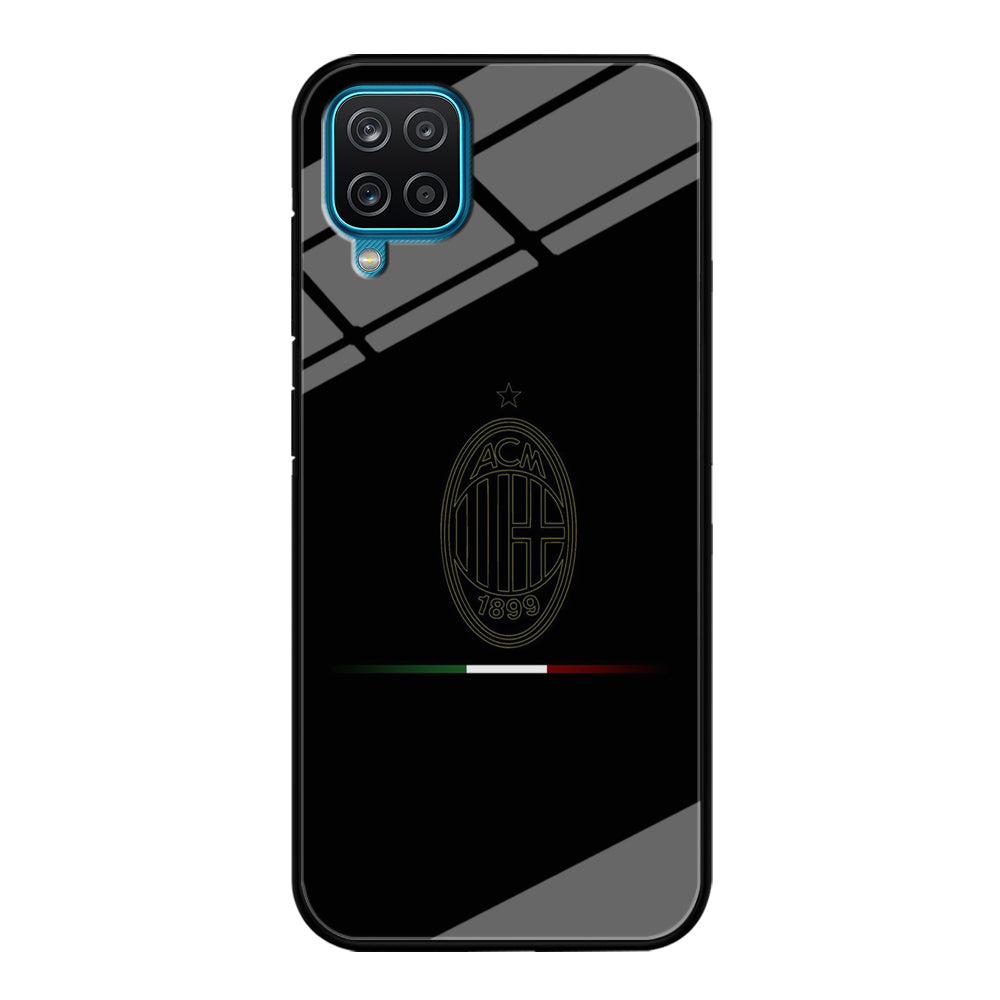 FB AC Milan Samsung Galaxy A12 Case-Phone Case-Tempered Glass Case-Altracase