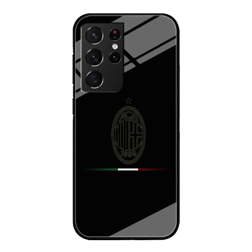 FB AC Milan Samsung Galaxy S21 Ultra Case-Phone Case-Tempered Glass Case-Altracase