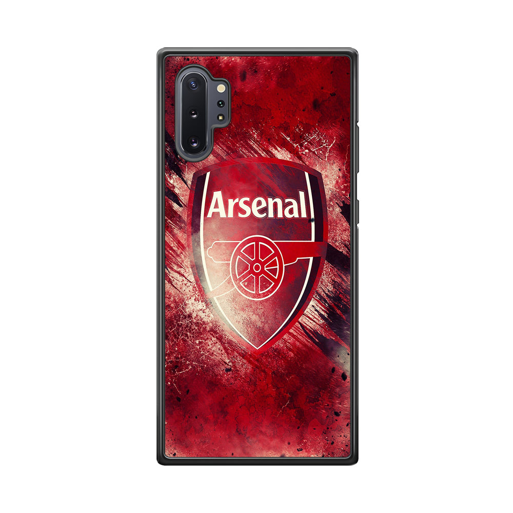 FB Arsenal Samsung Galaxy Note 10 Plus Case-Phone Case-Rubber Black (2D Case)-Altracase