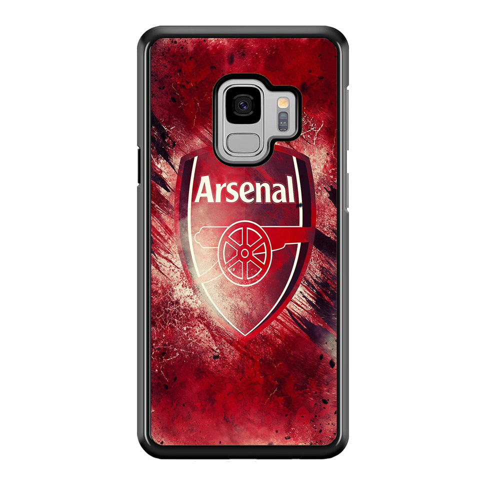 FB Arsenal Samsung Galaxy S9 Case-Phone Case-Rubber Black (2D Case)-Altracase