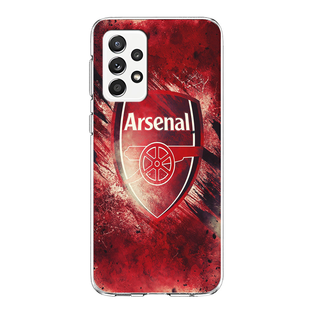FB Arsenal Samsung Galaxy A72 Case-Phone Case-Clear Soft Case-Altracase