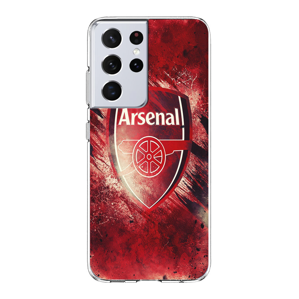 FB Arsenal Samsung Galaxy S21 Ultra Case-Phone Case-Clear Soft Case-Altracase