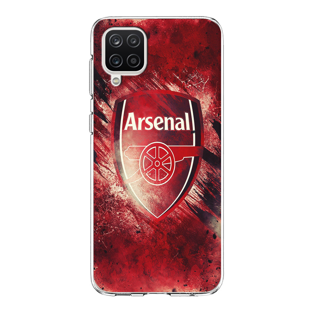 FB Arsenal Samsung Galaxy A12 Case-Phone Case-Clear Soft Case-Altracase