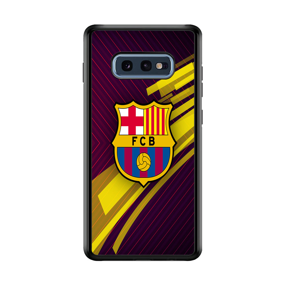FB Barcelona 001 Samsung Galaxy S10E Case-Phone Case-Rubber Black (2D Case)-Altracase