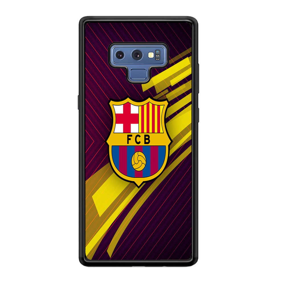 FB Barcelona 001 Samsung Galaxy Note 9 Case-Phone Case-Rubber Black (2D Case)-Altracase