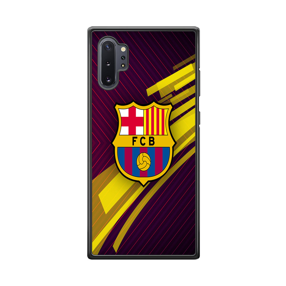 FB Barcelona 001 Samsung Galaxy Note 10 Plus Case-Phone Case-Rubber Black (2D Case)-Altracase