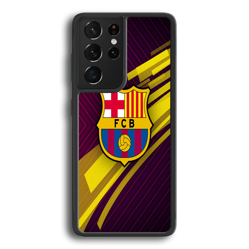 FB Barcelona 001 Samsung Galaxy S21 Ultra Case-Phone Case-Rubber Black (2D Case)-Altracase