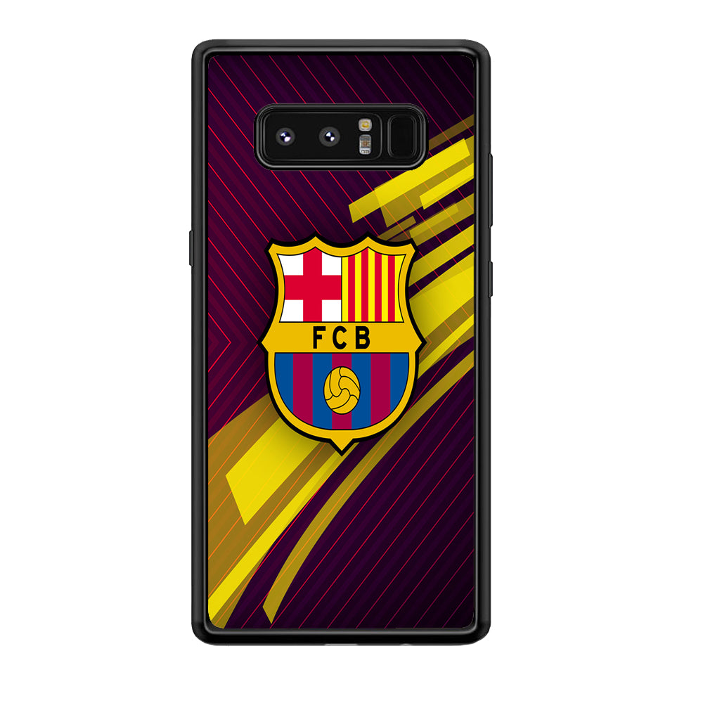 FB Barcelona 001 Samsung Galaxy Note 8 Case-Phone Case-Rubber Black (2D Case)-Altracase