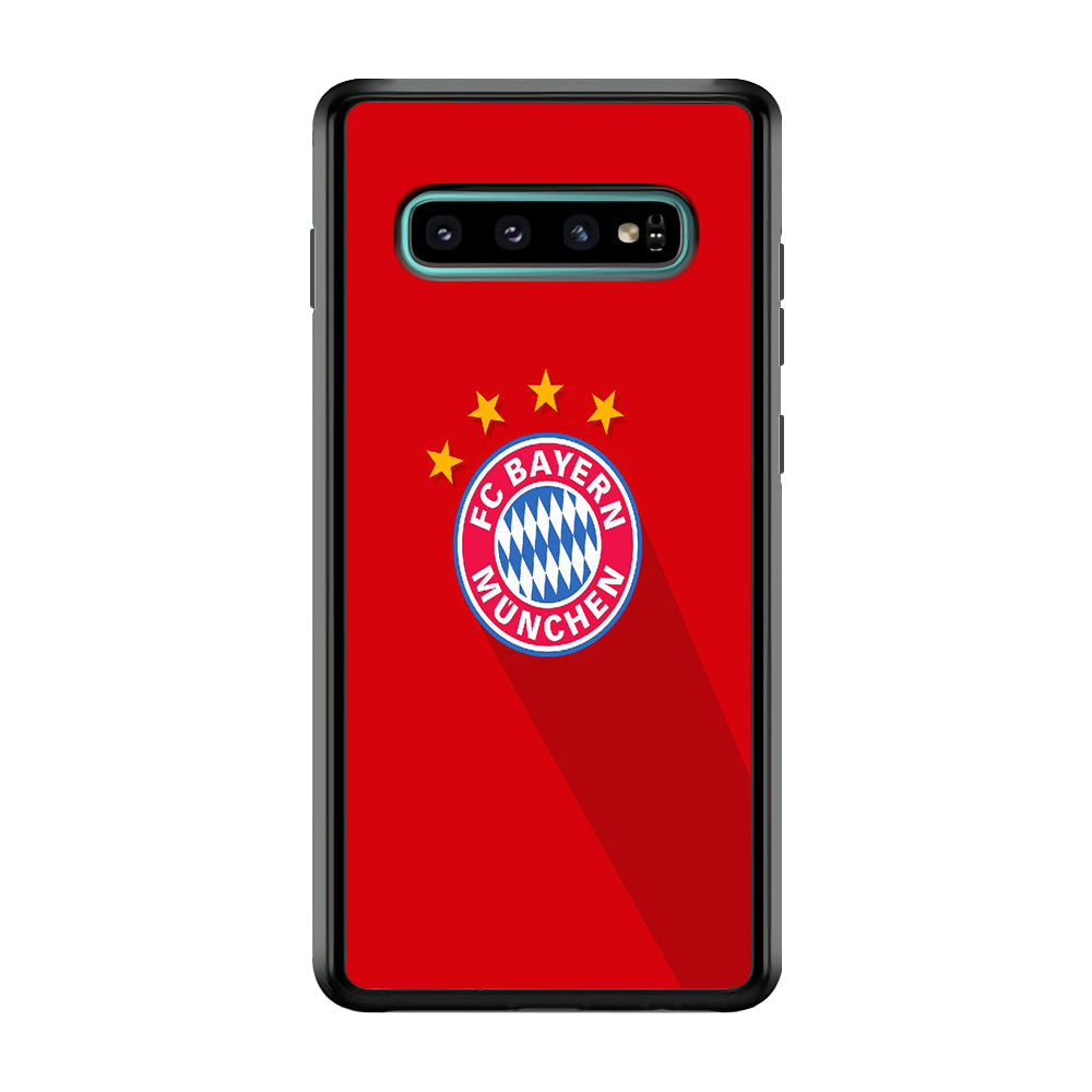 FB Bayern Munich 003 Samsung Galaxy S10 Case-Phone Case-Rubber Black (2D Case)-Altracase