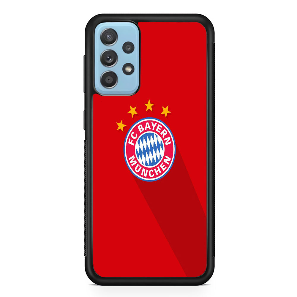 FB Bayern Munich 003 Samsung Galaxy A72 Case-Phone Case-Rubber Black (2D Case)-Altracase