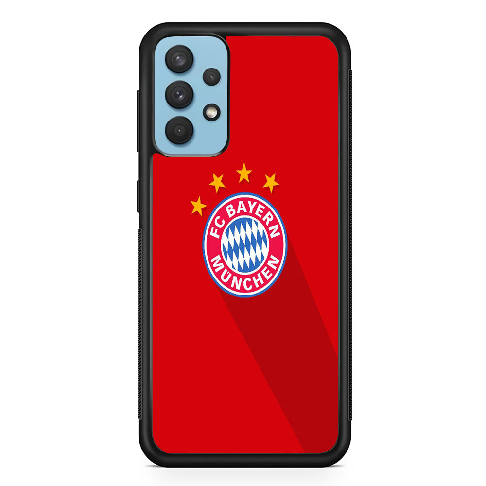 FB Bayern Munich 003 Samsung Galaxy A32 Case-Phone Case-Rubber Black (2D Case)-Altracase