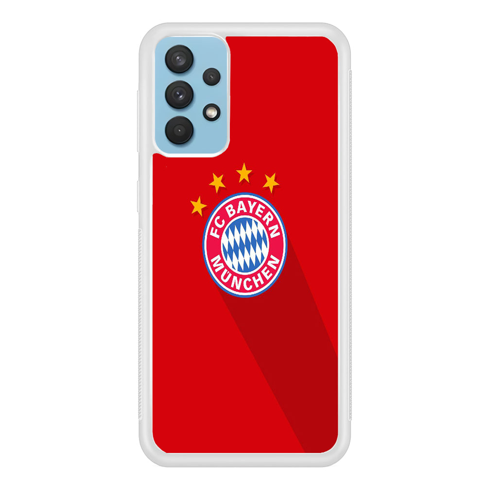 FB Bayern Munich 003 Samsung Galaxy A32 Case-Phone Case-Rubber White (2D Case)-Altracase