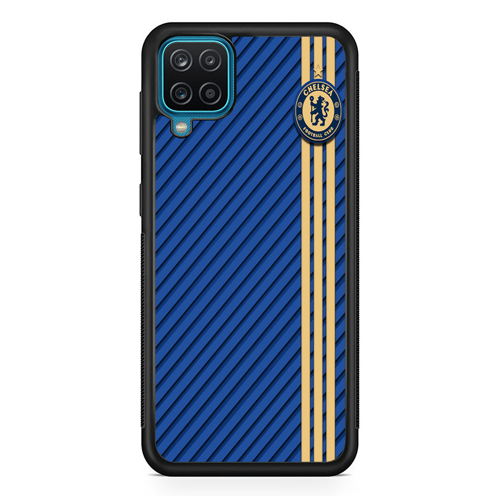 FB Chelsea 002 Samsung Galaxy A12 Case-Phone Case-Rubber Black (2D Case)-Altracase