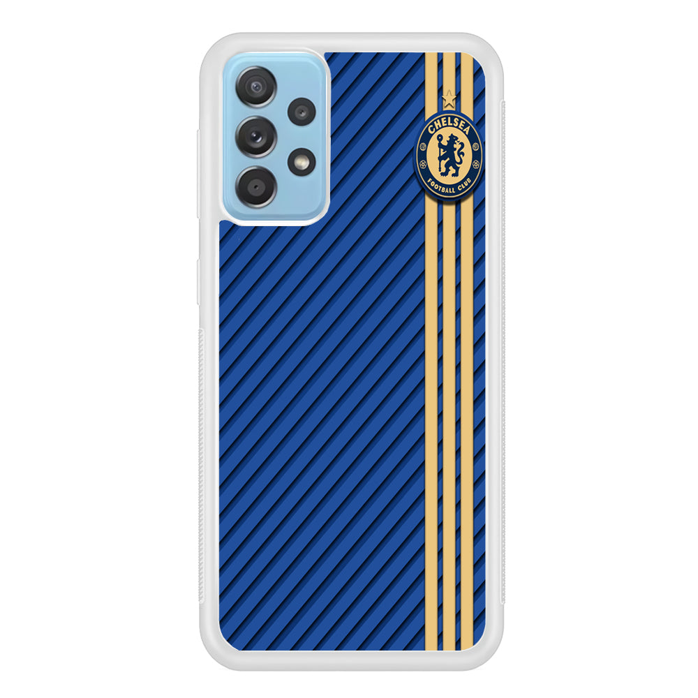 FB Chelsea 002 Samsung Galaxy A72 Case-Phone Case-Rubber White (2D Case)-Altracase