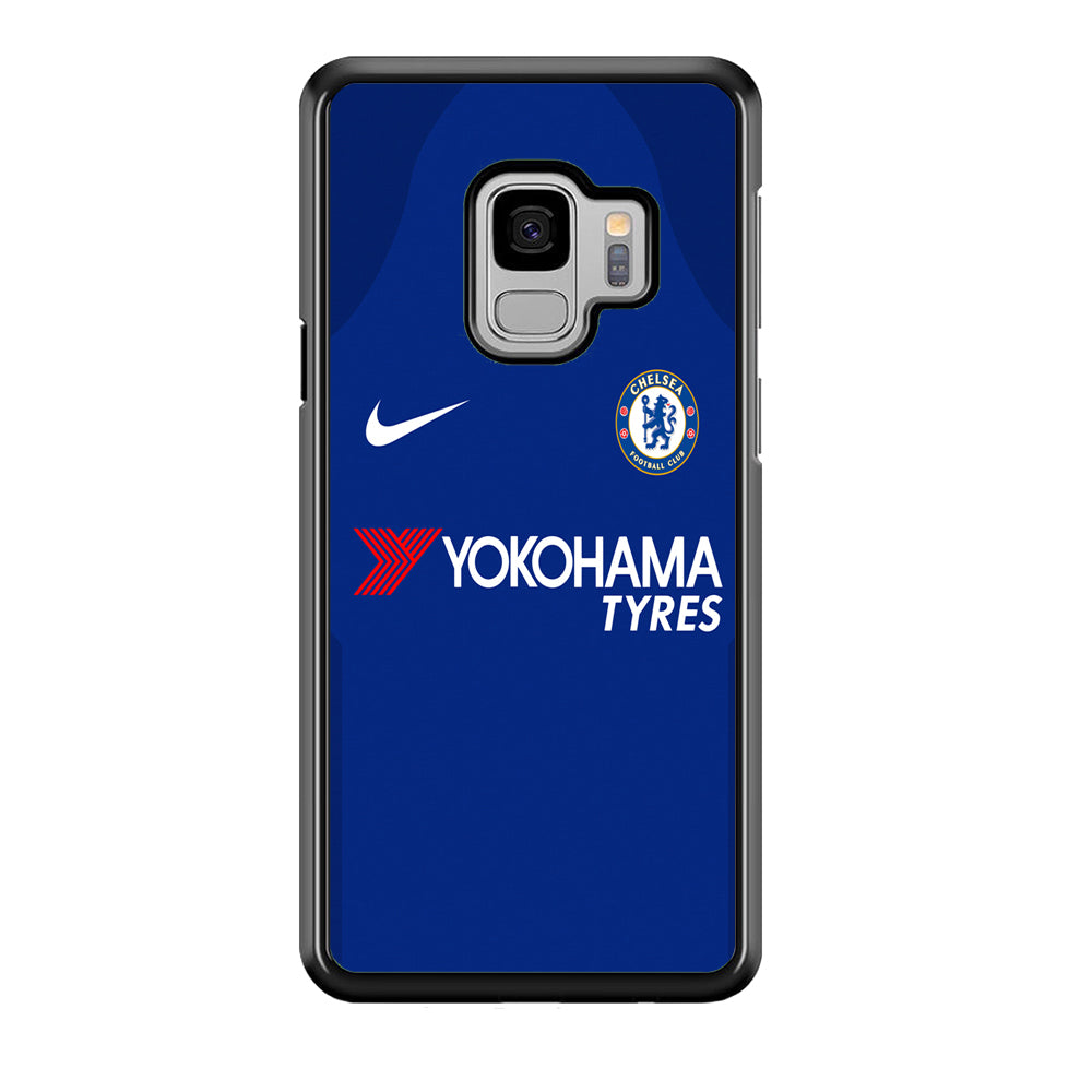 FB Chelsea Jersey Samsung Galaxy S9 Case-Phone Case-Rubber Black (2D Case)-Altracase