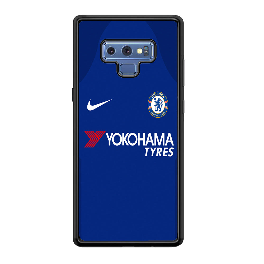 FB Chelsea Jersey Samsung Galaxy Note 9 Case-Phone Case-Rubber Black (2D Case)-Altracase