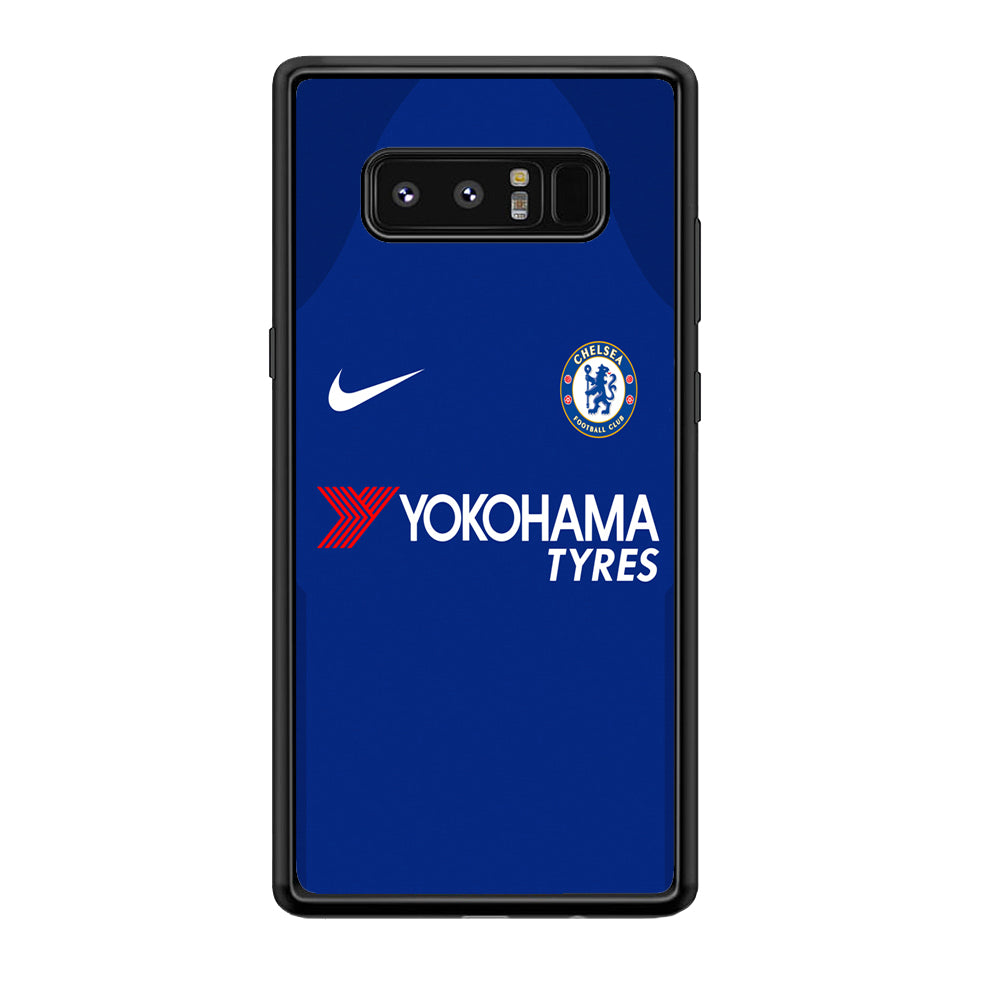 FB Chelsea Jersey Samsung Galaxy Note 8 Case-Phone Case-Rubber Black (2D Case)-Altracase