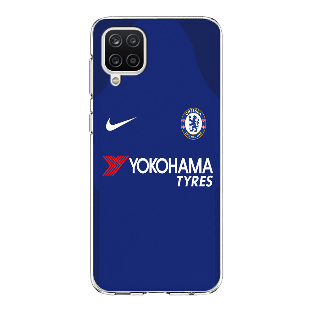 FB Chelsea Jersey Samsung Galaxy A12 Case-Phone Case-Clear Soft Case-Altracase
