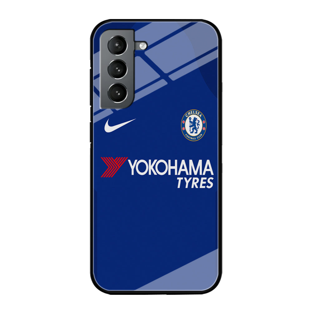 FB Chelsea Jersey Samsung Galaxy S21 Plus Case-Phone Case-Tempered Glass Case-Altracase