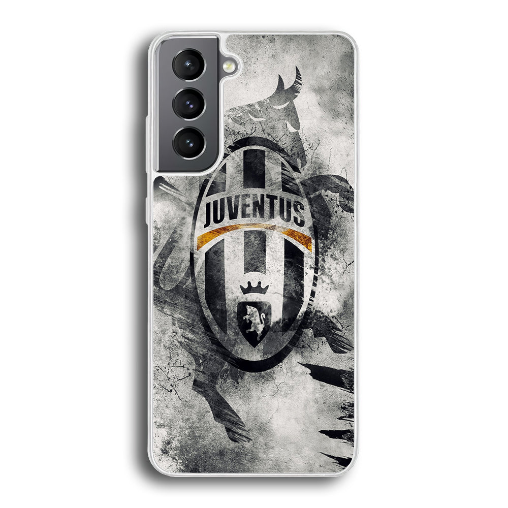 FB Juventus Samsung Galaxy S21 Plus Case-Phone Case-Rubber White (2D Case)-Altracase