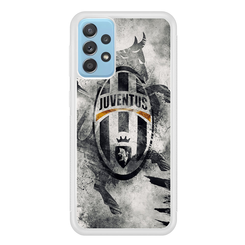 FB Juventus Samsung Galaxy A72 Case-Phone Case-Rubber White (2D Case)-Altracase