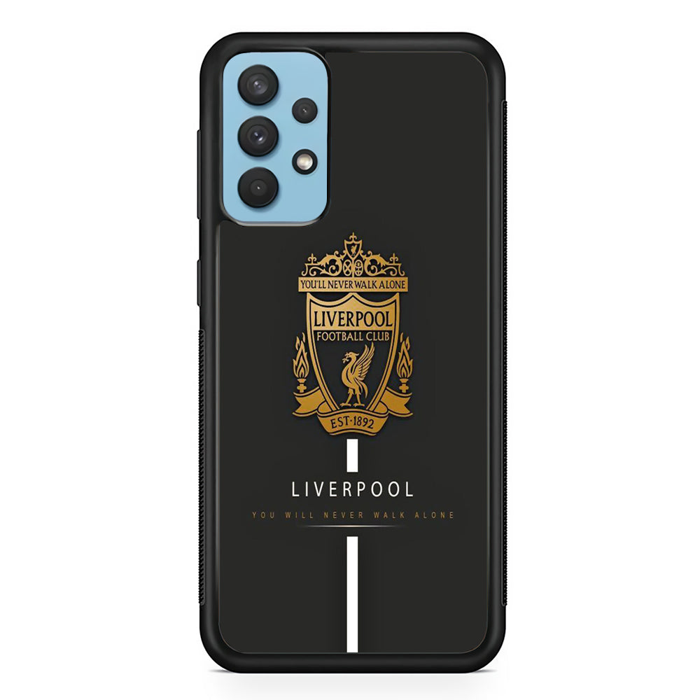 FB Liverpool 001 Samsung Galaxy A32 Case-Phone Case-Rubber Black (2D Case)-Altracase