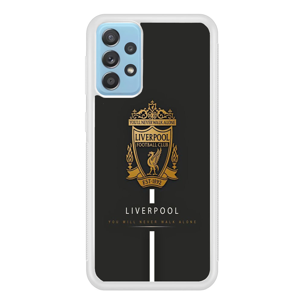 FB Liverpool 001 Samsung Galaxy A52 Case-Phone Case-Rubber White (2D Case)-Altracase