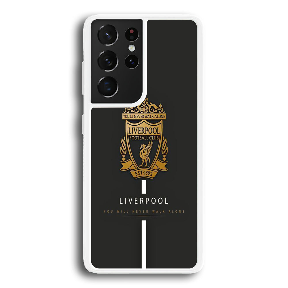 FB Liverpool 001 Samsung Galaxy S21 Ultra Case-Phone Case-Rubber White (2D Case)-Altracase