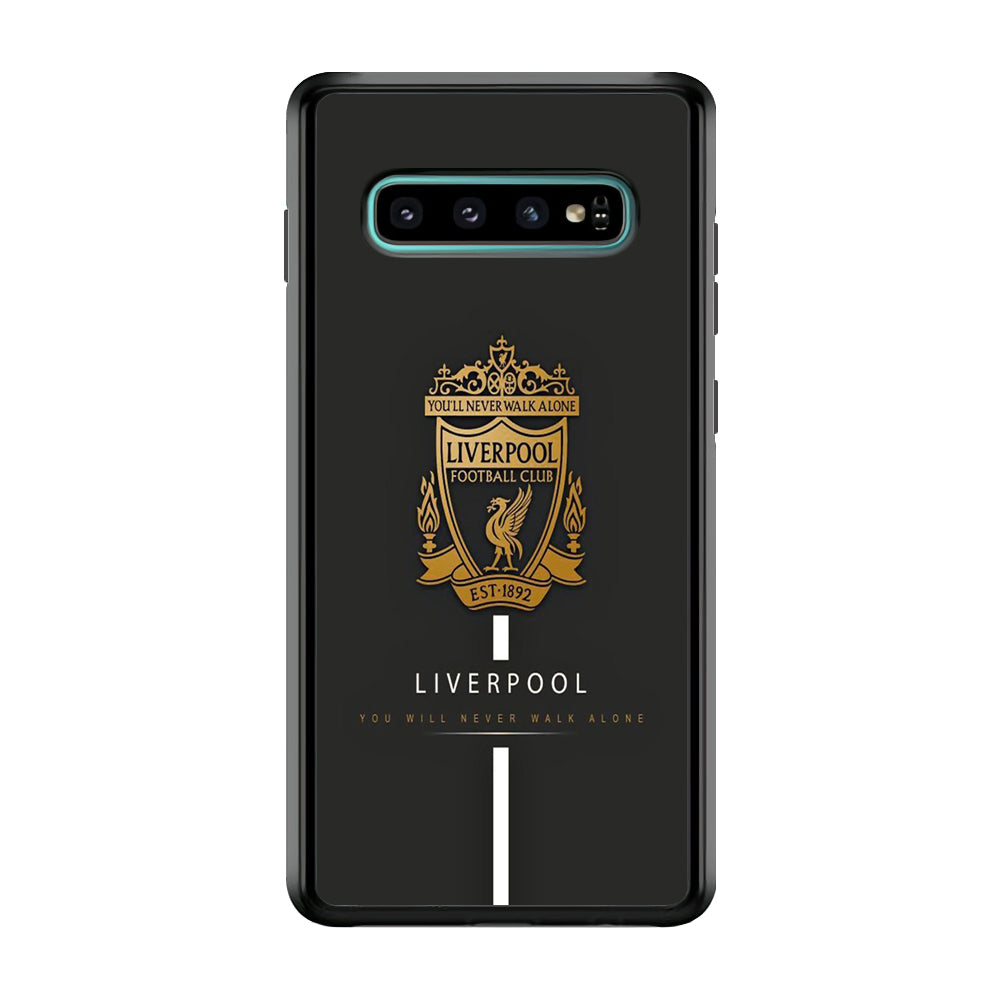FB Liverpool 001 Samsung Galaxy S10 Plus Case-Phone Case-Rubber Black (2D Case)-Altracase