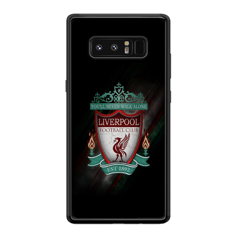 FB Liverpool Samsung Galaxy Note 8 Case-Phone Case-Rubber Black (2D Case)-Altracase
