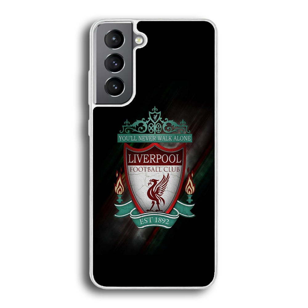 FB Liverpool Samsung Galaxy S21 Plus Case-Phone Case-Rubber White (2D Case)-Altracase